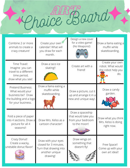 Art Choice Board